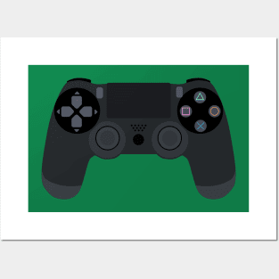 Video Game Inspired Console Playstation 4 Dualshock Gamepad Posters and Art